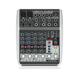 BEHRINGER QX602MP3 Premium 6-Input 2-Bus Mixer with XENYX Mic Preamps,British EQ,MP3 Player and Multi-FX