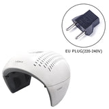 New 7 Color Round FoldableLED Photon Light Therapy Facial Device Skin Rejuvenation Acne Remover Anti Wrinkle Beauty Equipment