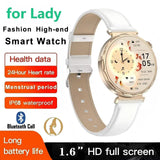 Remote Control Photography Smartwatch for Lady BT Call DIY Custom Watchface Female Menstrual Period Women Fashionable Wristwatch