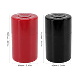 Round Plastic Airtight Stash Jar Smell Proof  Herb Storage Case Sealed Tank Container for Smoking Stash Box