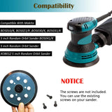 2 Pack Makita 5 Inch 8 Holes Sander Replacement Pads, 5 Inch Hook and Loop Sanding Pad for Makita Orbit Sander, Sander Pads