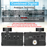 High Frequency SSB QRP Transceiver with Power and SWR Indicator SDR Transceiver USDX QRP uSDX 8 Bands SDR All Mode