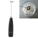 Handheld Electric Frother Mini Foam Maker for Drinks Eggs Seasonings Battery Powered Kitchen Appliance