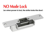 12V Stainless Steel Electric Strike Lock NC mode Door Access Control System Fail Secure