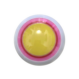 10-Unit Pack Colorful LED Lights Arcade Push Buttons, RGB Flash For Swing Cars And Amusement Devices, 12V;