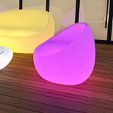 Luminous RGB Plastic Spherical Bar Chair for Indoor/Outdoor Dining and Leisure-for Nightclubs KTVs and Sofas