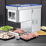 1800W Commercial Meat Slicer SUS Meat Cutter 8KG/Min Auto Multi Functional Meat Grinder For Restaurant Kitchen Food Processing