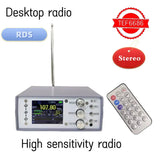 High Sensitivity Desktop TEF6686 Radio Digital FM/AM Radio Built-in Lithium Battery And AM Antenna