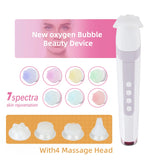 4 Tips CO2 Bubble Pen Aqua Skin Face Cleansing SPA Home Beauty Device CO2 Pods Massager Portable Oxygen Bubble Facial Machine