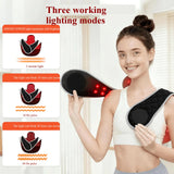 Infrared Red Light Therapy Pad Neck Shoulder Pain Relief Wrap for Back Muscle Recovery Portable Home Use Pad Chronic Management