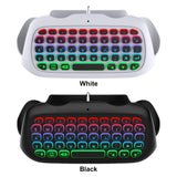 Mini Chatpad Built-in Speaker Compact Keypad with 3.5mm Audio Jack for Messaging and Gaming Live Chat ForPS5