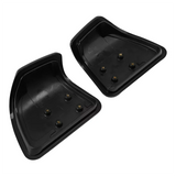 Inner Fairing Glove Box Door Black Mesh W/Chrome Outer Grill Speaker Grill Covers