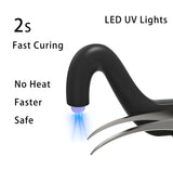 New Adjustable Hand-held Uv Lash Lamp Eyelash Extensions Uv Glue Dryer Led Light