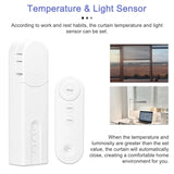 Tuya WiFi Smart Electric Curtain Motors Pull Bead Curtain Motor Motorized Chain Roller Blinds Compatible with Alexa Google Home