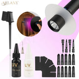 3-5s UV Lamp for Hair Extensions - 20g UV Glue, Bonding Remover & Anti-UV Shield