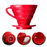Coffee Filter Cup Holder V60 Reusable Portafilter Espresso Coffee Dripper Funnel Ceramic Accesorios Cafe Coffeeware