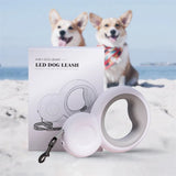 Factory Custom Dog Leash New Design Pet Leash Cool Luminous LED Lights Pet Colored Lantern Dog Rope