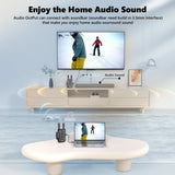 400m 5G 4K Wireless Video Transmitter Receiver HDMI Extender Dual Display Adapter Support Battery Wedding Camera Live Streaming
