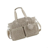 New Practical Multifunctional Travel Bag Insulated Compartment Quilted Design for Outings