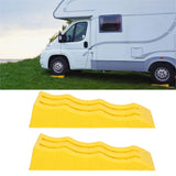 1 Pair 3 Level RV Leveling Ramps Camper Trailer Wheel Chocks Leveling & Stabilizing for Uneven Ground and Parking Lots