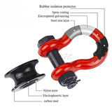 American Off-road Vehicle Trailer Pulley Release, Spray Painted Off-road Vehicle Rescue U-shaped Trailer Hook and Loop