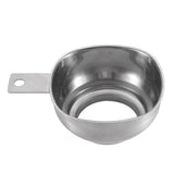Stainless Steel Jam Funnel Large Opening Funnel Filling Aid Jam Funnel With Handle Protection For Jam Liquid Oil Beans In Jars