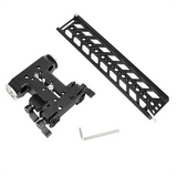 10 Inch Dovetail Plate And QR Baseplate With Double 15Mm Rod Adapter Amp Replacement ARRI Rosette Connections For DSLR Camera