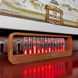 Solid wood RGB pickup level lamp pseudo glow tube rhythm rhythm lamp punk gift ornaments AGC automatic gain adjust