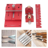 Degree Angle Fixture and Gauge Chisel Honing Tool Chisel Honing Chisel Sharpening Kit Aluminum Alloy Honing 15 to 45