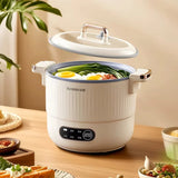 1.2L Mini Electric Rice Cooker Multicooker 600W Hotpot Baby Food Pot for Kitchen Soup Cooking Pot 220V