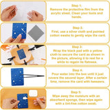 B27B TCG Card Grading Care Flattening Repairing Tool 210Pcs Card Cleaning Kit, For Collector Gift Cleaner Tool Accessories