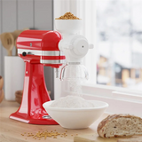 For Wheat, Corn, Oats, Coffee Bean Compatible 8 Level Grain Mill Attachment For Kitchenaid Stand Mixer-Flour Grinder
