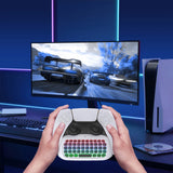 Mini Chatpad Built-in Speaker Compact Keypad with 3.5mm Audio Jack for Messaging and Gaming Live Chat ForPS5