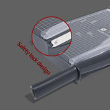 Length Desktop Mini Paper Trimmer Dark Gray with Security Cutter Head Guillotine Cutter Premium Accurate Scale
