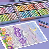 Gifts 24/36/48 Colors Artist Soft Oil Pastel Set Professional Safety Painting Crayons Oil Painting Stick Art Supply