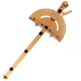 Ruler for Table Saw Router Woodworking Tools Miter Gauge With Track Stop Table Saw/Router Miter Gauge Sawing Assembly Angle