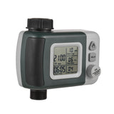 Digital Automatic Watering Timer with Rain Delay Grey& Dark Green G3/4 US G1/2 EU UK Optional ABS Digital Display 2*1.5V AA