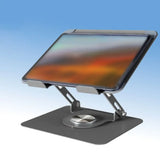 360 Degree Rotation Notebook Computer Stand Adjustable Foldable Tablet Holder Aluminum Alloy Multi-Functional
