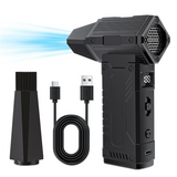 LED Display Light Electric Air Duster, Turbo Blower 130, 000 RPM Compressed Air Duster For Keyboard, PC, Car Home