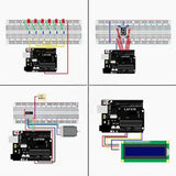 140/560/840PCS Electronic Diy Bread Circuit Board Jump Wire Test U Shape Solderless 14 Length of PCB Breadboard Jumper Cable Kit