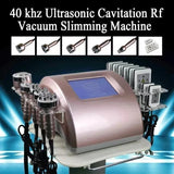 House Use 6 in 1 Vacuum Laser Radio Frequency 40K Lipo Slimming Ultrasonic Liposuction Cavitation Machine For Massage 2024