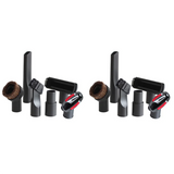 12 Pcs Universal Vacuum Cleaner Brush Nozzle Home Dusting Crevice Stair Tool Kit For 32Mm 35Mm Vacuum Cleaner