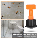 Tile Leveling System Reusable Wedges Construction Flooring Wall Spacer Locator Needle Pin for Wall Floor Tile Laying Leveler