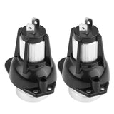 2pcs 12W LED Angel Eyes Halo Ring Marker Light for E90 E91 05‑08 Auto Lamps
