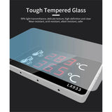 Delighted- Tool Digital Thermometer Swimming Pool Household Indoor Dual Water Temperature External Probe Gauge Large Screen