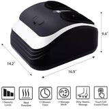 2024 Infrared Heel Massage Machine with Heating Foot Physiotherapy Instrument Feet Massager