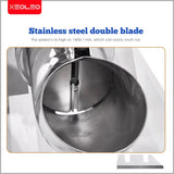 XEOLEO Commercial Ice Crusher Machine 200W Automatic Ice Shaver Machine Snow Cone Maker Ice Crusher Snowflake Ice Machine