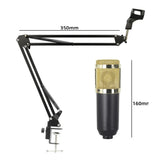 BM800 Condenser Microphone Kit Computer Sound Card Mobile Phone Audio Mixer Streaming Headset Microphone Studio Recording
