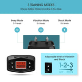 GPS Wireless Dog Fence Containment System Rechargeable Shock Training Collars F800