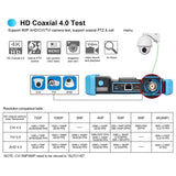 -8K IP Camera Tester With Poe, CCTV Test 8MP CVI TVI AHD Analog, 5.4Inch Touchscreen RJ45 Cable TDR Tester RS485 VGA EU EU
